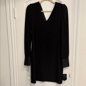 Elegant Black Long Sleeve Dress